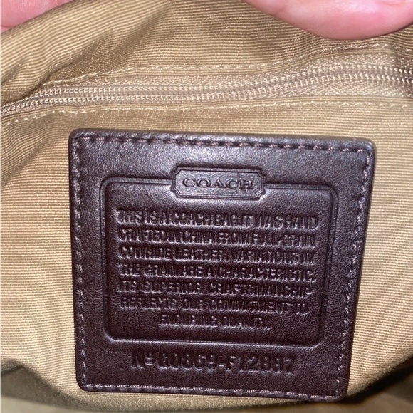 NWOT Authentic Vintage Hobo COACH original Dark Brown & Matching Logo Wallet - Picture 11 of 14